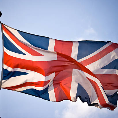 Menu en anglais Drapeau du Royaume-Uni